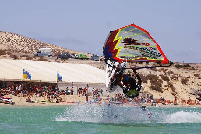 Bjorn Saragosa - PWA Sotavento Fuerteventura Grand Slam 2011 ©  John Carter / PWA http://www.pwaworldtour.com